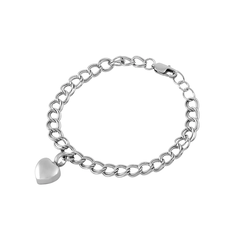 IJD5010 Wholesale 316LStainless Steel Cremation Bracelet For Women With Heart Memorial Urn Charm Hold Ashes Keepsake Jewelry
IJD5010 Wholesale 316LStainless Steel Cremation Bracelet For Women With Heart Memorial Urn Charm Hold Ashes Keepsake Jewelry