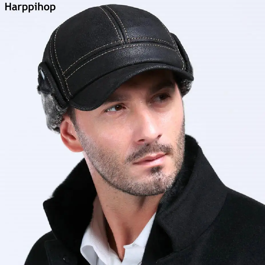 New New Fashion Men's Scrub Genuine Leather baseball Winter Warm baseball Hat / Cap 2colors
New New Fashion Men's Scrub Genuine Leather baseball Winter Warm baseball Hat / Cap 2colors