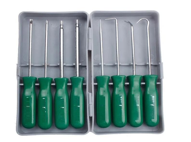 8 шт. автомобильный набор крючков и отмычек для удаления уплотнительных колец ремесло хобби, ручной инструмент
8 шт. автомобильный набор крючков и отмычек для удаления уплотнительных колец ремесло хобби, ручной инструмент