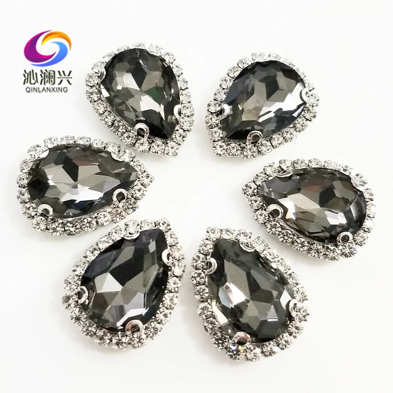 Top Grade Silver Bottom Glass Crystal Buckle,Grey Color Drop Shape Sew on Rhinestones,Diy/wedding Decoration SWSKY03
Top Grade Silver Bottom Glass Crystal Buckle,Grey Color Drop Shape Sew on Rhinestones,Diy/wedding Decoration SWSKY03