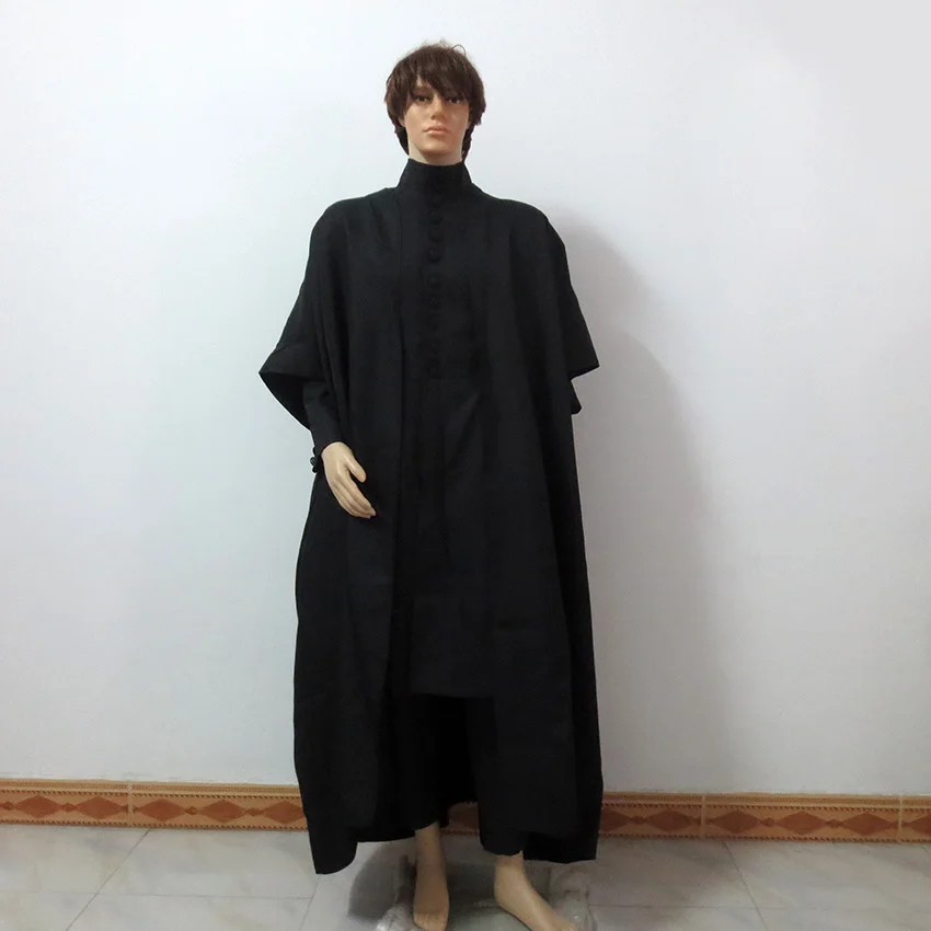 School Professor Severus Snape Christmas Party Halloween Uniform Outfit Cosplay Costume Customize Any Size
School Professor Severus Snape Christmas Party Halloween Uniform Outfit Cosplay Costume Customize Any Size