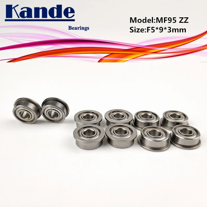 Kande Bearings 10PCS MF95ZZ MF95Z MF95 MF95 ZZ MF95 Miniature Flange Bearing F5x9x3mm
Kande Bearings 10PCS MF95ZZ MF95Z MF95 MF95 ZZ MF95 Miniature Flange Bearing F5x9x3mm