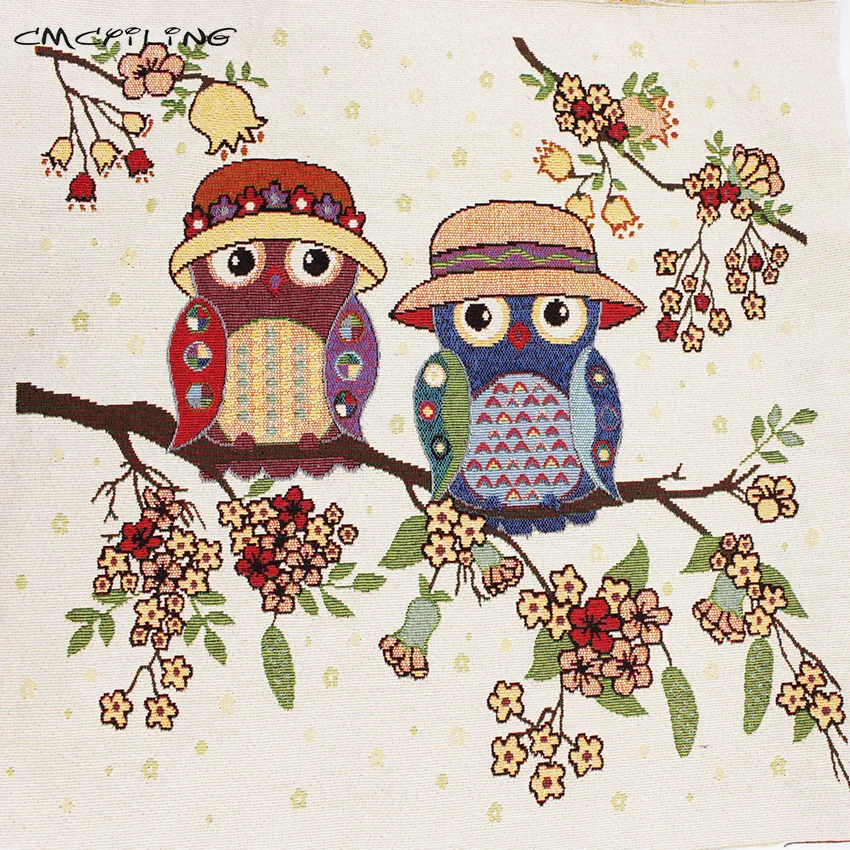 CMCYILING Yarn Dyed Polyester Cotton Fabric Patchwork Owl Jacquard Cloth Sewing Bags Cushion Cover Material
CMCYILING Yarn Dyed Polyester Cotton Fabric Patchwork Owl Jacquard Cloth Sewing Bags Cushion Cover Material