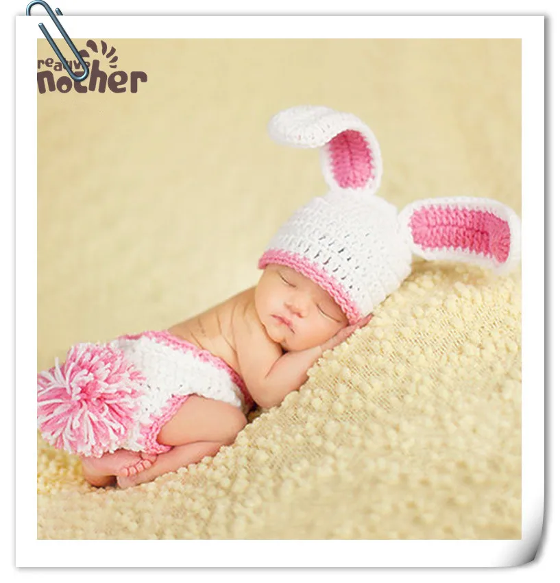 Newborn Photography Props Rabbit Costume Baby Infant knitted Hat+Pants Set Studio Baby Photo Prop Accessories Crochet Baby Gifts
Newborn Photography Props Rabbit Costume Baby Infant knitted Hat+Pants Set Studio Baby Photo Prop Accessories Crochet Baby Gifts