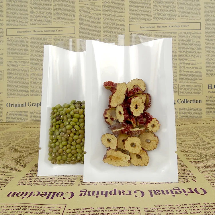 DHL 10*15cm High Quality White / Clear Plastic Open Top Vacuum Pouch Perfect For Dried Food Storage Heat Seal Retail Packing Bag
DHL 10*15cm High Quality White / Clear Plastic Open Top Vacuum Pouch Perfect For Dried Food Storage Heat Seal Retail Packing Bag