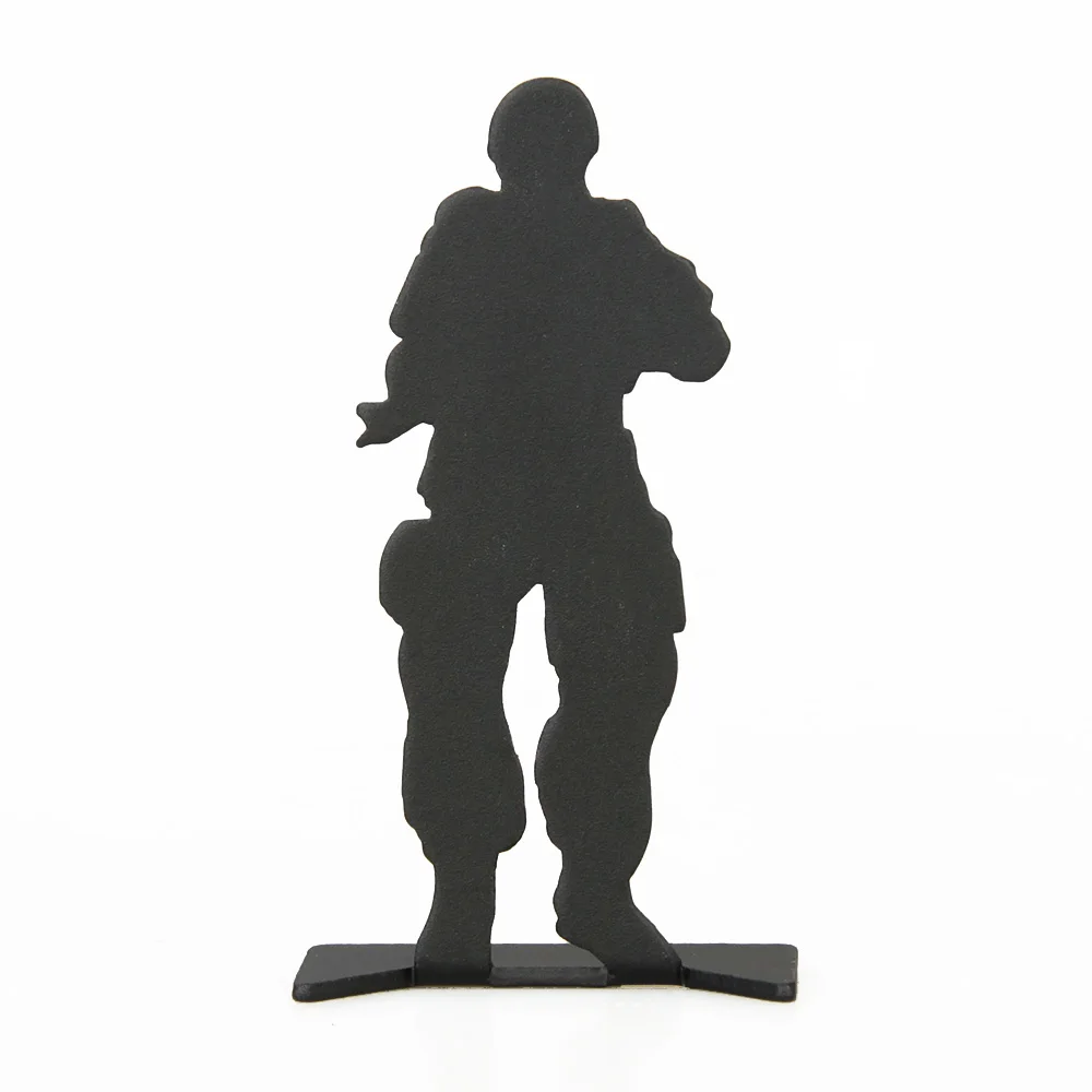 Juego de 6 objetivos de tiro estilo militar
