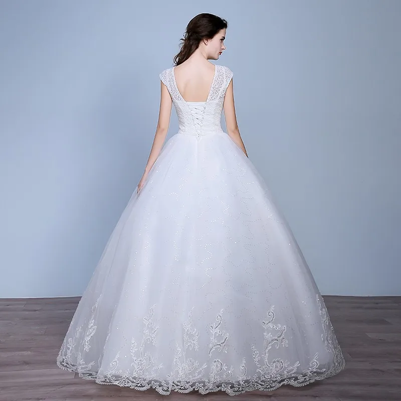 Customized Vestido De Novia O Neck Sleeveless Ivory Wedding Dress Luxury Lace Crystal Embroidery for Bridal Robe de Marriage
Customized Vestido De Novia O Neck Sleeveless Ivory Wedding Dress Luxury Lace Crystal Embroidery for Bridal Robe de Marriage