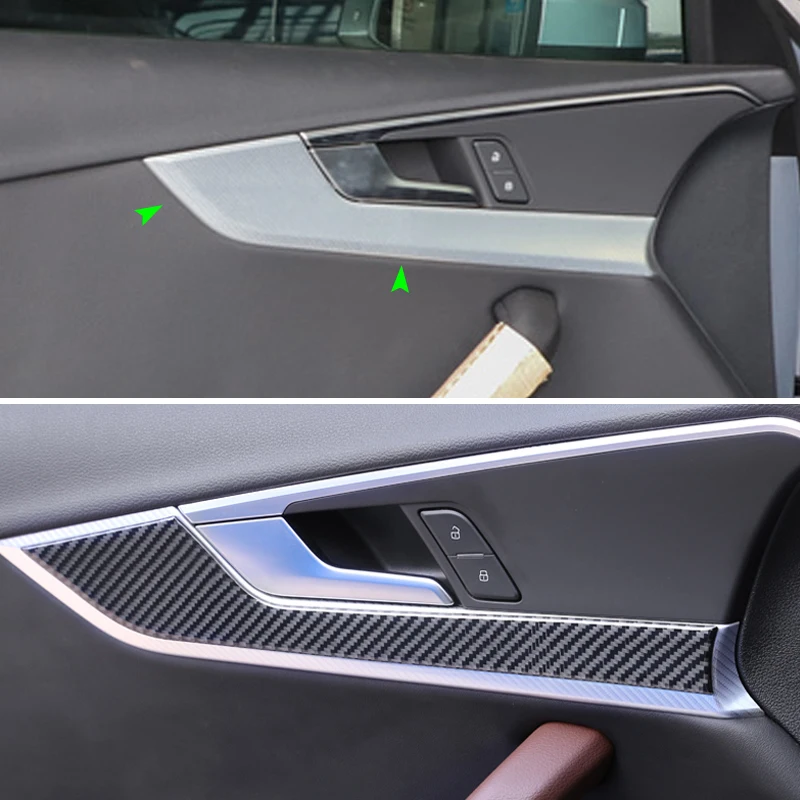 Наклейка на панель автомобильной ручки интерьера из углеродного волокна для Audi A4 B9 A4L 2017 2018
Наклейка на панель автомобильной ручки интерьера из углеродного волокна для Audi A4 B9 A4L 2017 2018