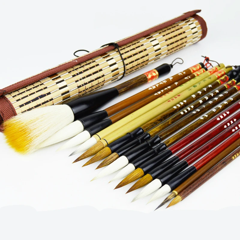 Deluxe Set High Quality Traditional Calligraphy Pen Brush Painting Large Middle Small Regular Script Writing Brushes Pen 15pcs
Deluxe Set High Quality Traditional Calligraphy Pen Brush Painting Large Middle Small Regular Script Writing Brushes Pen 15pcs