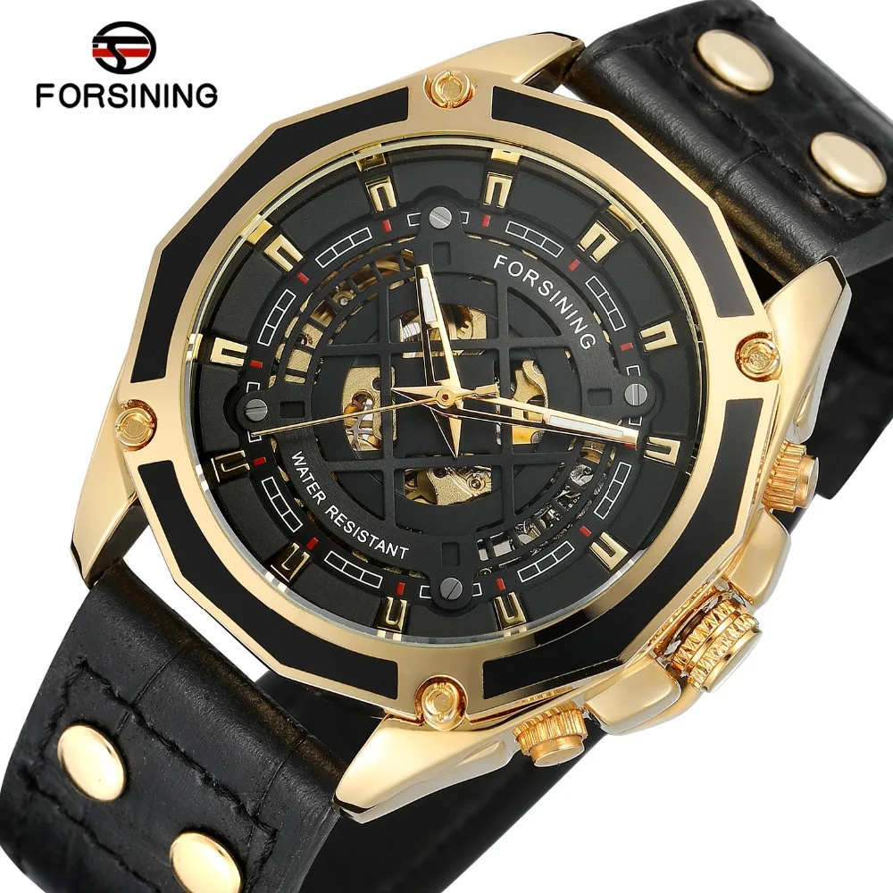 Forsining Top Brand Men's Automatic Self-wind Luxury Genuine Leather Strap Analog Skeleton Dial Trendy Whole Sale Watch
Forsining Top Brand Men's Automatic Self-wind Luxury Genuine Leather Strap Analog Skeleton Dial Trendy Whole Sale Watch
