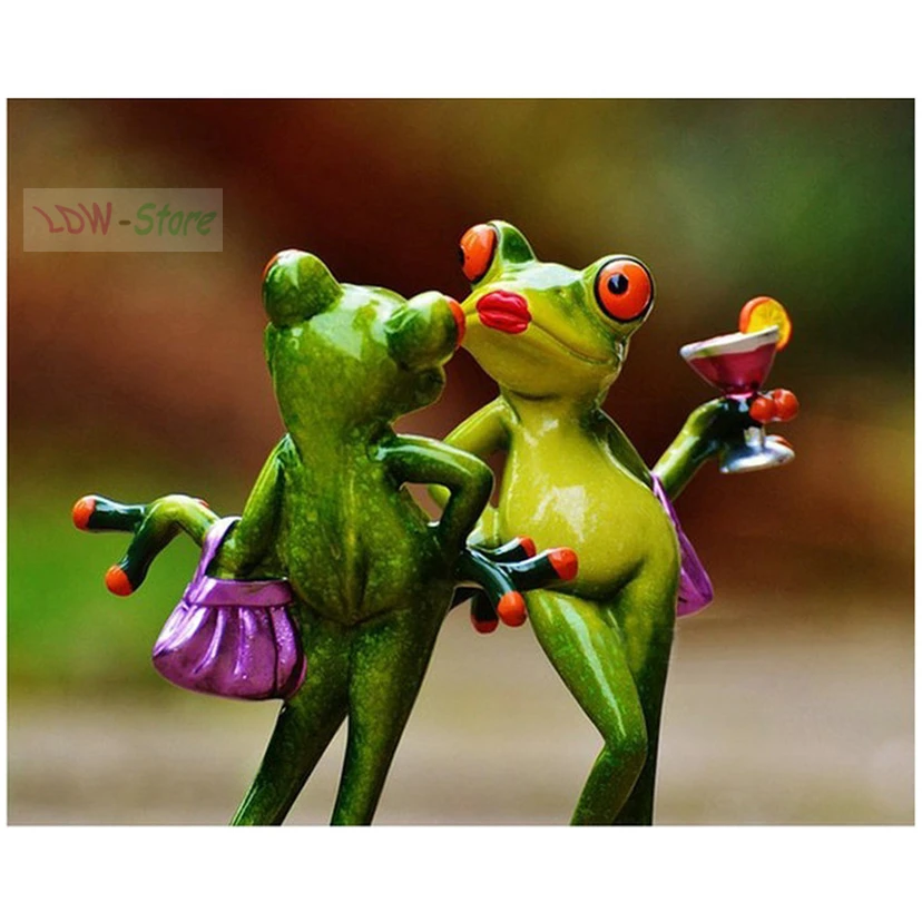 DIY Diamond Embroidery,Round Diamond Cartoon Lovely frog Full rhinestone 5D Diamond painting cross stitch,needlework WG326
DIY Diamond Embroidery,Round Diamond Cartoon Lovely frog Full rhinestone 5D Diamond painting cross stitch,needlework WG326