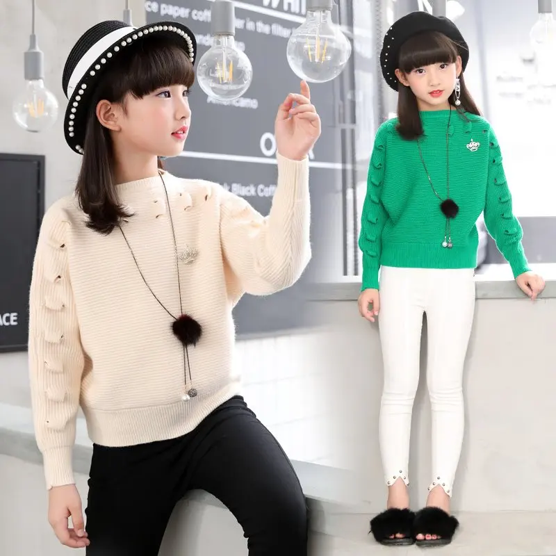 Hot 2018 Spring Fall Girls Cotton Sweaters Children's Hollow Out Knitted Bottoming Shirts Kids Bats Sleeve Pullovers Knitwear B9
Hot 2018 Spring Fall Girls Cotton Sweaters Children's Hollow Out Knitted Bottoming Shirts Kids Bats Sleeve Pullovers Knitwear B9