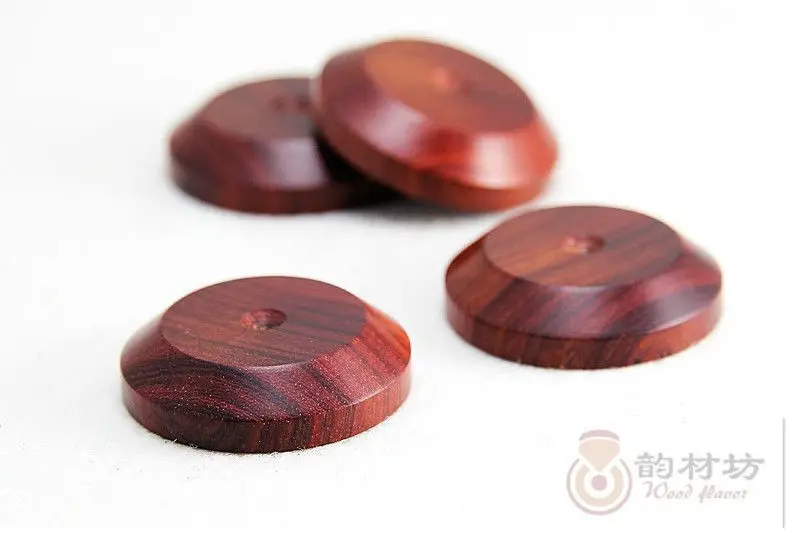 4 pcs Rosewood D33 Speaker Spikes Mat, Speaker Spike Shoes Pads , HiFi Feet
4 pcs Rosewood D33 Speaker Spikes Mat, Speaker Spike Shoes Pads , HiFi Feet