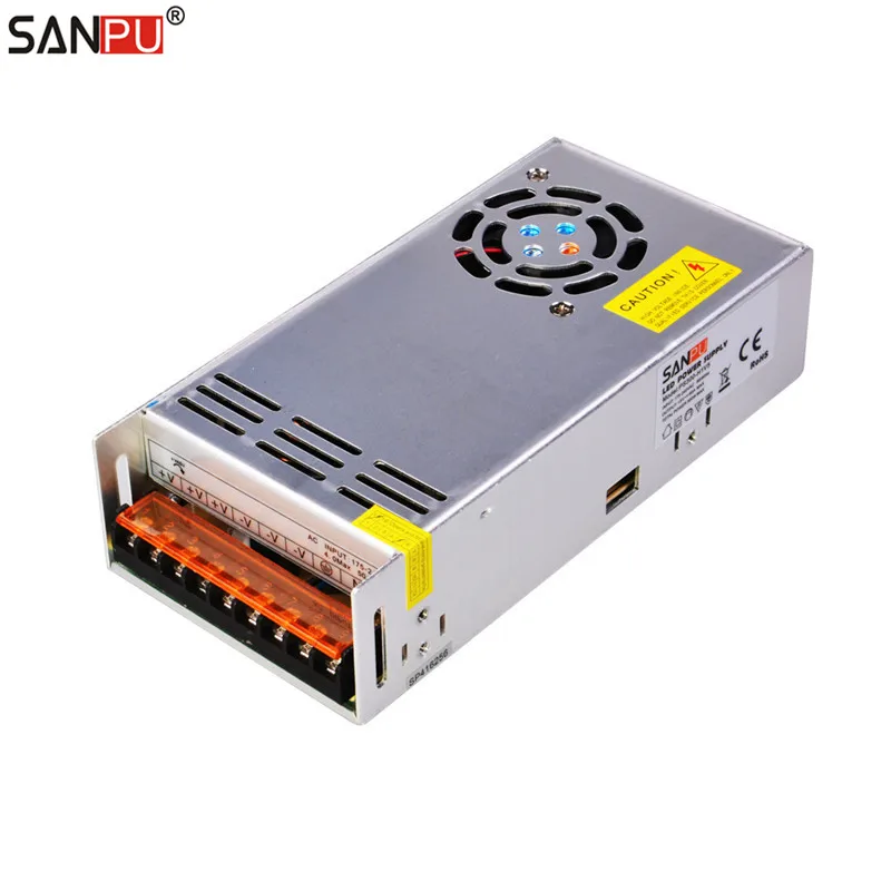 SANPU SMPS 300w dc 5v LED Power Supply 60a Constant Voltage Switching Driver 220v 230v ac dc Lighting Transformer for Display
SANPU SMPS 300w dc 5v LED Power Supply 60a Constant Voltage Switching Driver 220v 230v ac dc Lighting Transformer for Display