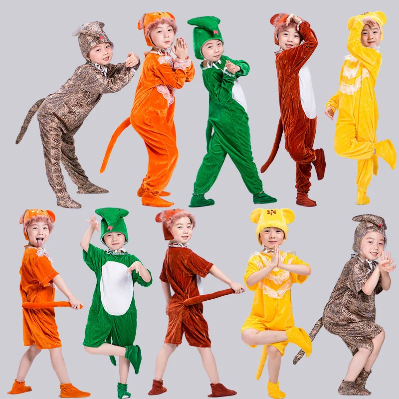Children's little monkey animal Halloween performance costume baby snake cosplay stage performance clothing love live cosplay
Children's little monkey animal Halloween performance costume baby snake cosplay stage performance clothing love live cosplay