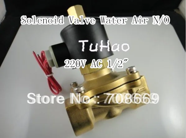 Electric Solenoid Valve Water Air N/O 220V AC 1/2" Normally Open Type 2W160-15K
Electric Solenoid Valve Water Air N/O 220V AC 1/2" Normally Open Type 2W160-15K