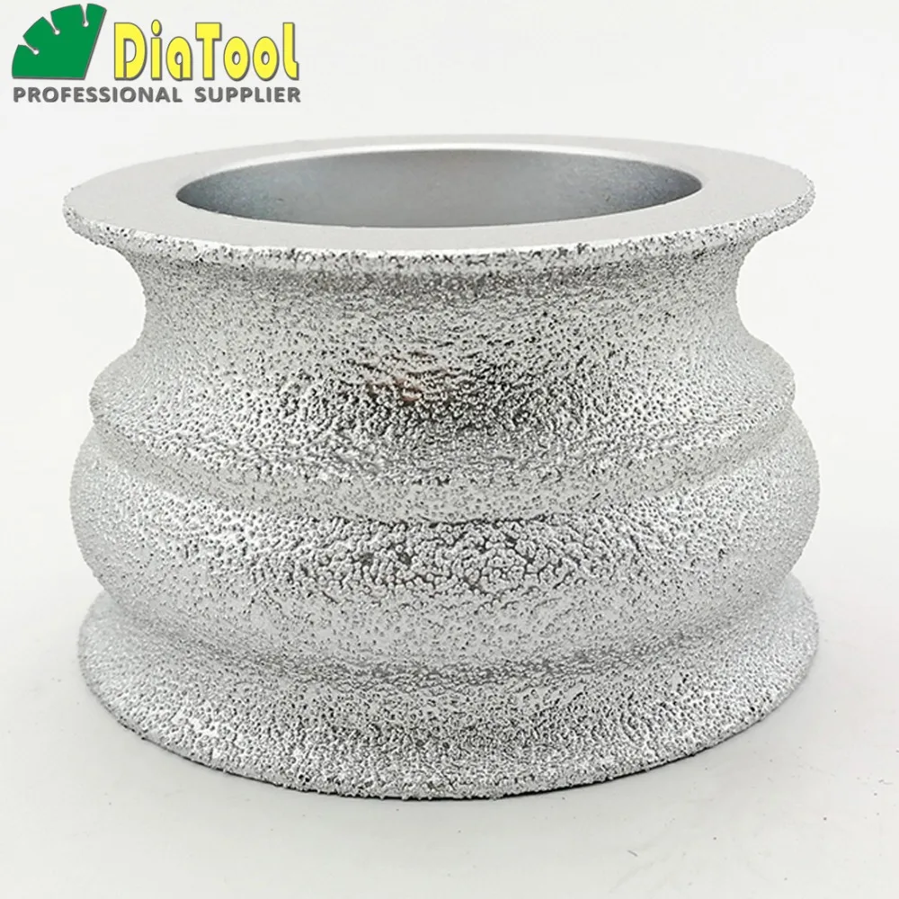 DIATOOL Dia75mmX45mm Vacuum Brazed Diamond Grinding Wheel For Stone Profile
DIATOOL Dia75mmX45mm Vacuum Brazed Diamond Grinding Wheel For Stone Profile