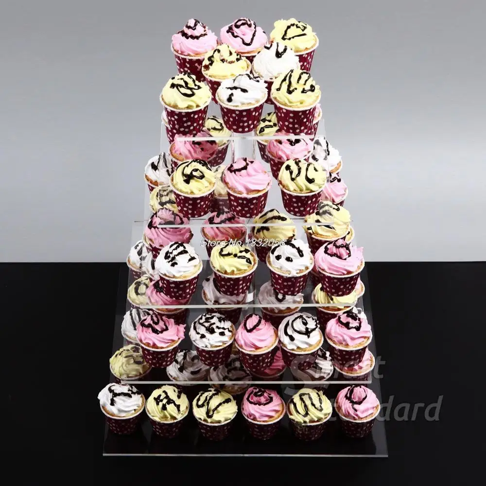 5 Tier Square Acrylic Cupcake Stand, 5 Tier Wedding Cupcake Stand Tools Cake Decoration
5 Tier Square Acrylic Cupcake Stand, 5 Tier Wedding Cupcake Stand Tools Cake Decoration
