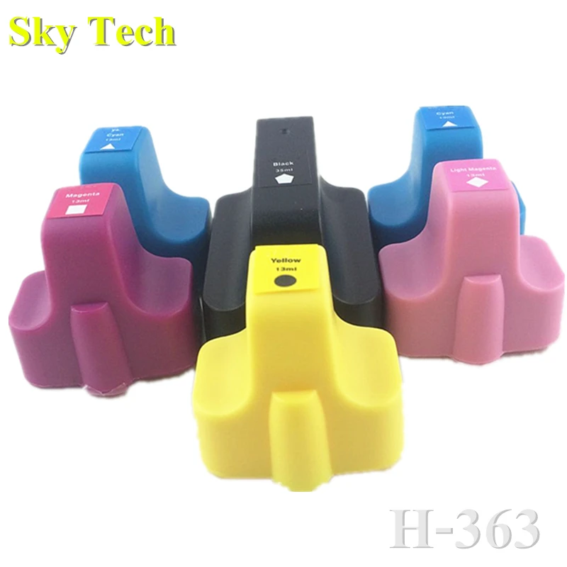 Один комплект совместимых картриджей для HP 363, подходит для HP Photosmart 3210 3213 3310 3313 8230 8238 8250 и т. д.
Один комплект совместимых картриджей для HP 363, подходит для HP Photosmart 3210 3213 3310 3313 8230 8238 8250 и т. д.