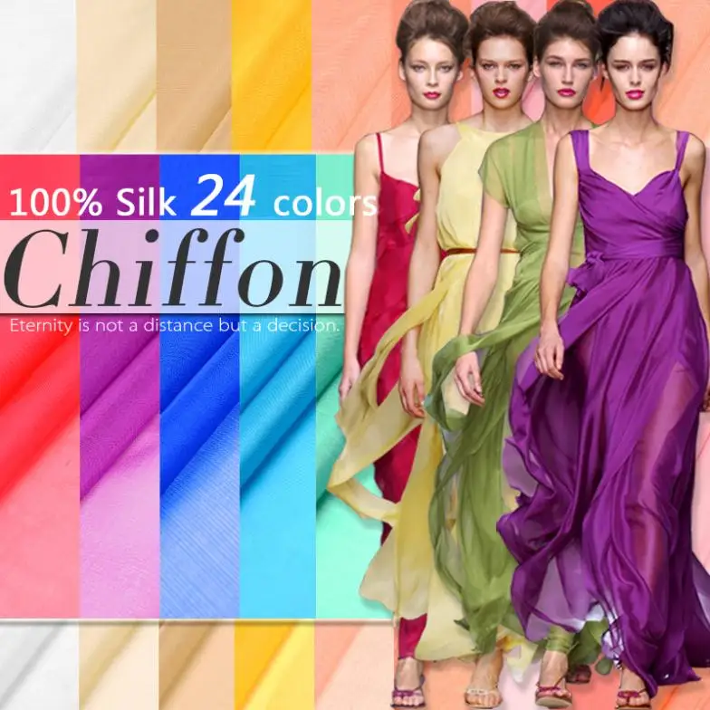 Silk Chiffon Fabric Dress Blue Hot DIY Patchwork Textile Black White Chiffon Fashion Material (1 meter)
Silk Chiffon Fabric Dress Blue Hot DIY Patchwork Textile Black White Chiffon Fashion Material (1 meter)