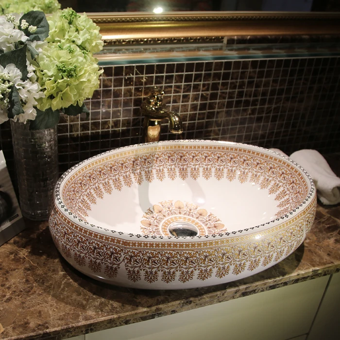 Oval Jingdezhen Bathroom ceramic sink wash basin Counter Top Wash Basin Bathroom Sinks round sink handmade sink bowls
Oval Jingdezhen Bathroom ceramic sink wash basin Counter Top Wash Basin Bathroom Sinks round sink handmade sink bowls