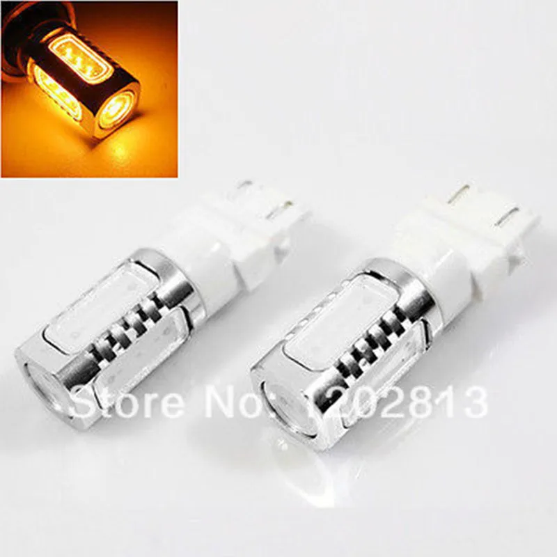 Free Shipping 2pcs 7.5W SMD 3157 3156 LED LIGHT BULBS Amber TURN SIGNAL TAIL LAMP SIDE MARKER
Free Shipping 2pcs 7.5W SMD 3157 3156 LED LIGHT BULBS Amber TURN SIGNAL TAIL LAMP SIDE MARKER