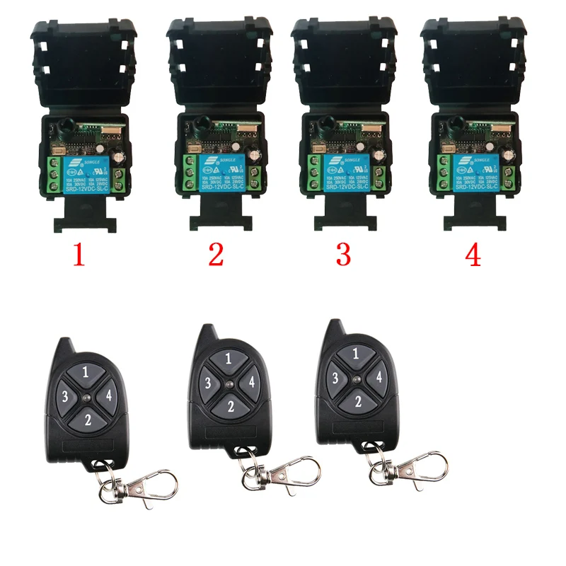 Universal DC 12 v 1CH RF mini wireless remote control switch receiver& transmitter garage door / window /lamp
Universal DC 12 v 1CH RF mini wireless remote control switch receiver& transmitter garage door / window /lamp