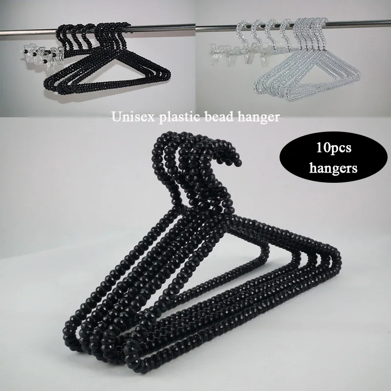 Transparent Fashion Garment bead hangers 10pcs Household Wardrobe Storage Bright Clear Plastic clothes hanger for store storage
Transparent Fashion Garment bead hangers 10pcs Household Wardrobe Storage Bright Clear Plastic clothes hanger for store storage