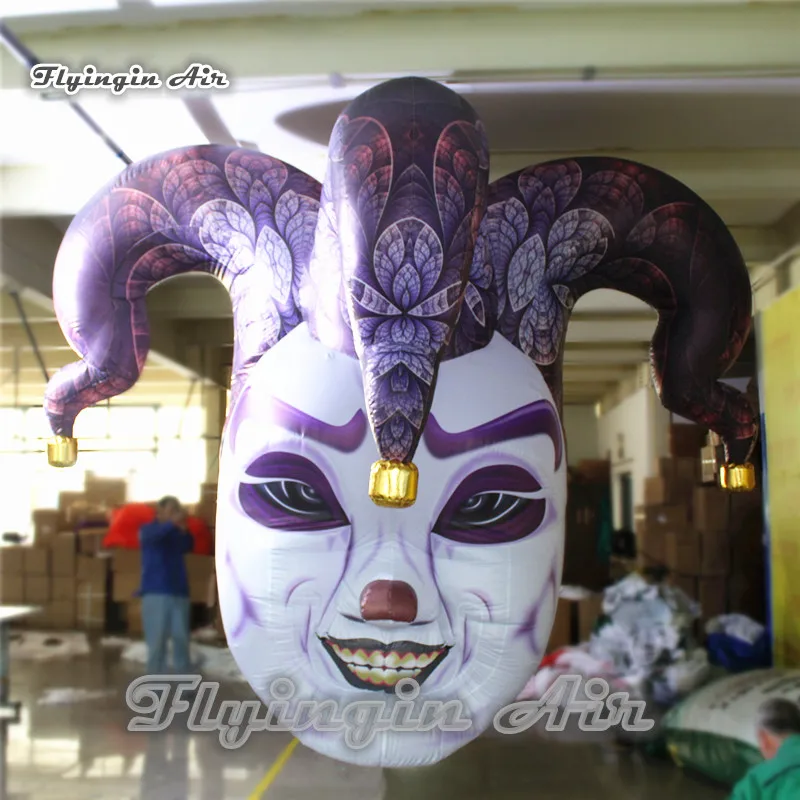 Customized Giant Halloween Inflatable Medusa Mask 3m Hanging Blow Up Clown Head for Halloween Decoration
Customized Giant Halloween Inflatable Medusa Mask 3m Hanging Blow Up Clown Head for Halloween Decoration