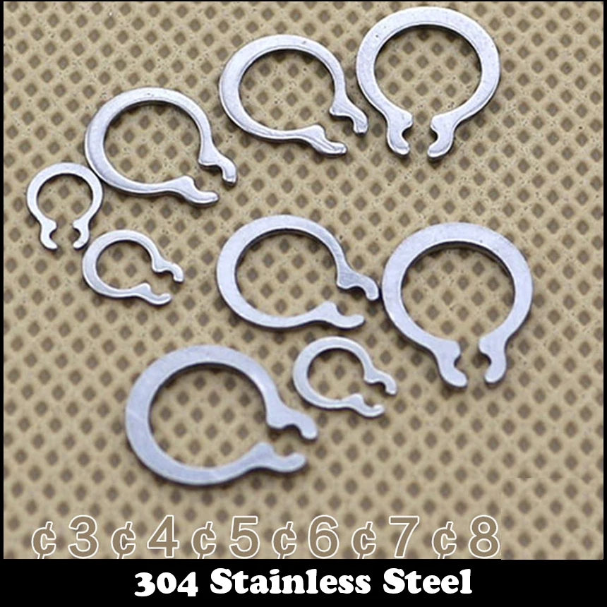 M4 304 Stainless Steel 304ss Spring Washer DIN471 C-Type Calabsah c Type Snap Retaining Ring For 4mm External Shaft Circlip
M4 304 Stainless Steel 304ss Spring Washer DIN471 C-Type Calabsah c Type Snap Retaining Ring For 4mm External Shaft Circlip