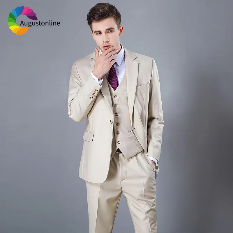 Begei Wedding Men Suits 3 Pieces (Jacket+Pants+Vest) Slim Fit Groom Tuxedos Bridegroom Suits Best Man Blazer
Begei Wedding Men Suits 3 Pieces (Jacket+Pants+Vest) Slim Fit Groom Tuxedos Bridegroom Suits Best Man Blazer