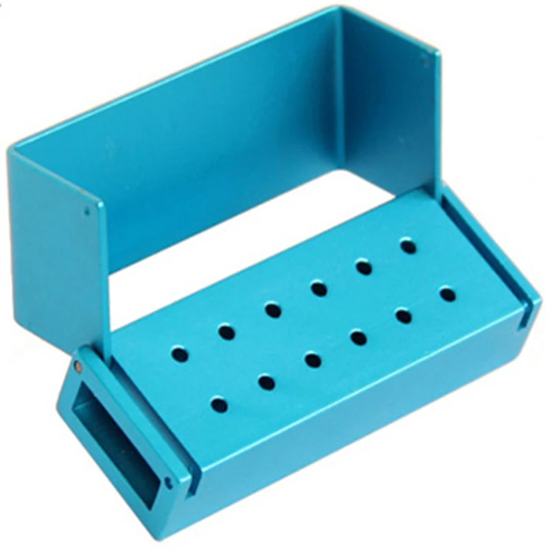 12 holes Autoclavable Disinfection Dental Burs Holder Dental Bur Block Blue
12 holes Autoclavable Disinfection Dental Burs Holder Dental Bur Block Blue