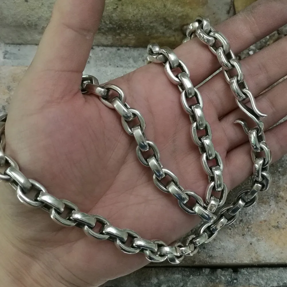 Ожерелье с застежкой на рыболовный крючок из стерлингового серебра 925 пробы, ювелирная цепочка в стиле панк TA141
Ожерелье с застежкой на рыболовный крючок из стерлингового серебра 925 пробы, ювелирная цепочка в стиле панк TA141