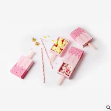 2018 creative wedding party candy boxes favors gifts box Ice cream shape lovely gift boxes folding pull paper box party supplies
2018 creative wedding party candy boxes favors gifts box Ice cream shape lovely gift boxes folding pull paper box party supplies