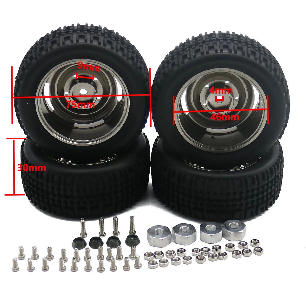 4pcs wheel rim with rubbery U style HengLong WPL B-1 B-14 B-24 B24 C14 C-14 1/16 Military Truck RC Car spare parts Upgrade tires
4pcs wheel rim with rubbery U style HengLong WPL B-1 B-14 B-24 B24 C14 C-14 1/16 Military Truck RC Car spare parts Upgrade tires