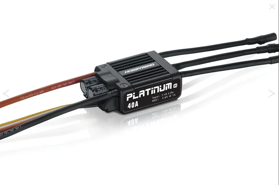 1 шт. оригинальный Hobbywing Platinum 40A V4 бесщеточный электронный регулятор скорости ESC для радиоуправляемого дрона Heli FPV мульти-ротор
1 шт. оригинальный Hobbywing Platinum 40A V4 бесщеточный электронный регулятор скорости ESC для радиоуправляемого дрона Heli FPV мульти-ротор