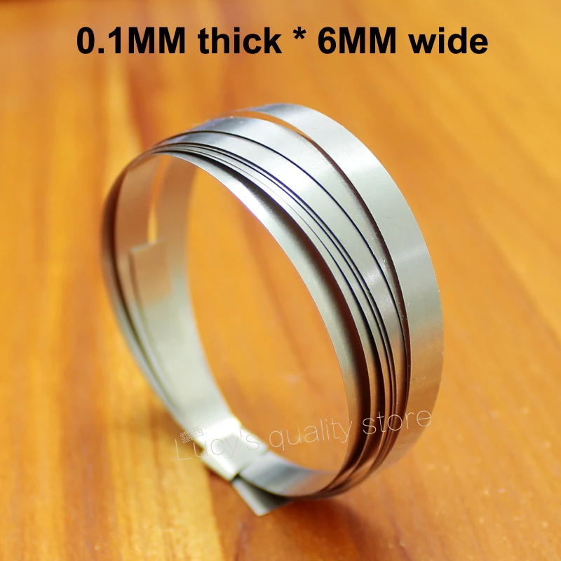 10m/lot Battery Spot Welding Nickel Nickel Plated 18650 Battery Nickel Plated Steel Strip 0.1MM*6MM Wide
10m/lot Battery Spot Welding Nickel Nickel Plated 18650 Battery Nickel Plated Steel Strip 0.1MM*6MM Wide