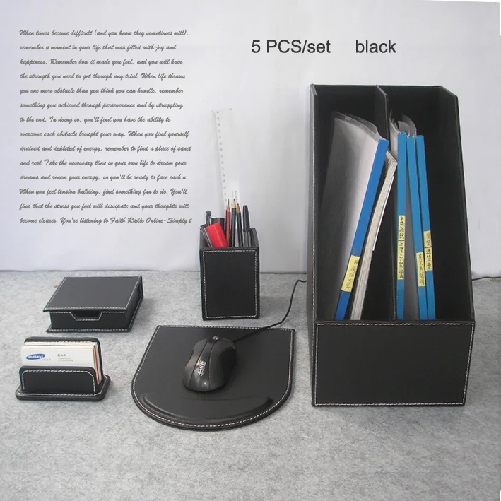 5PCS /set wooden leather office desk set stationery organizer document pen holder pencil case file organizer box storage K208A
5PCS /set wooden leather office desk set stationery organizer document pen holder pencil case file organizer box storage K208A