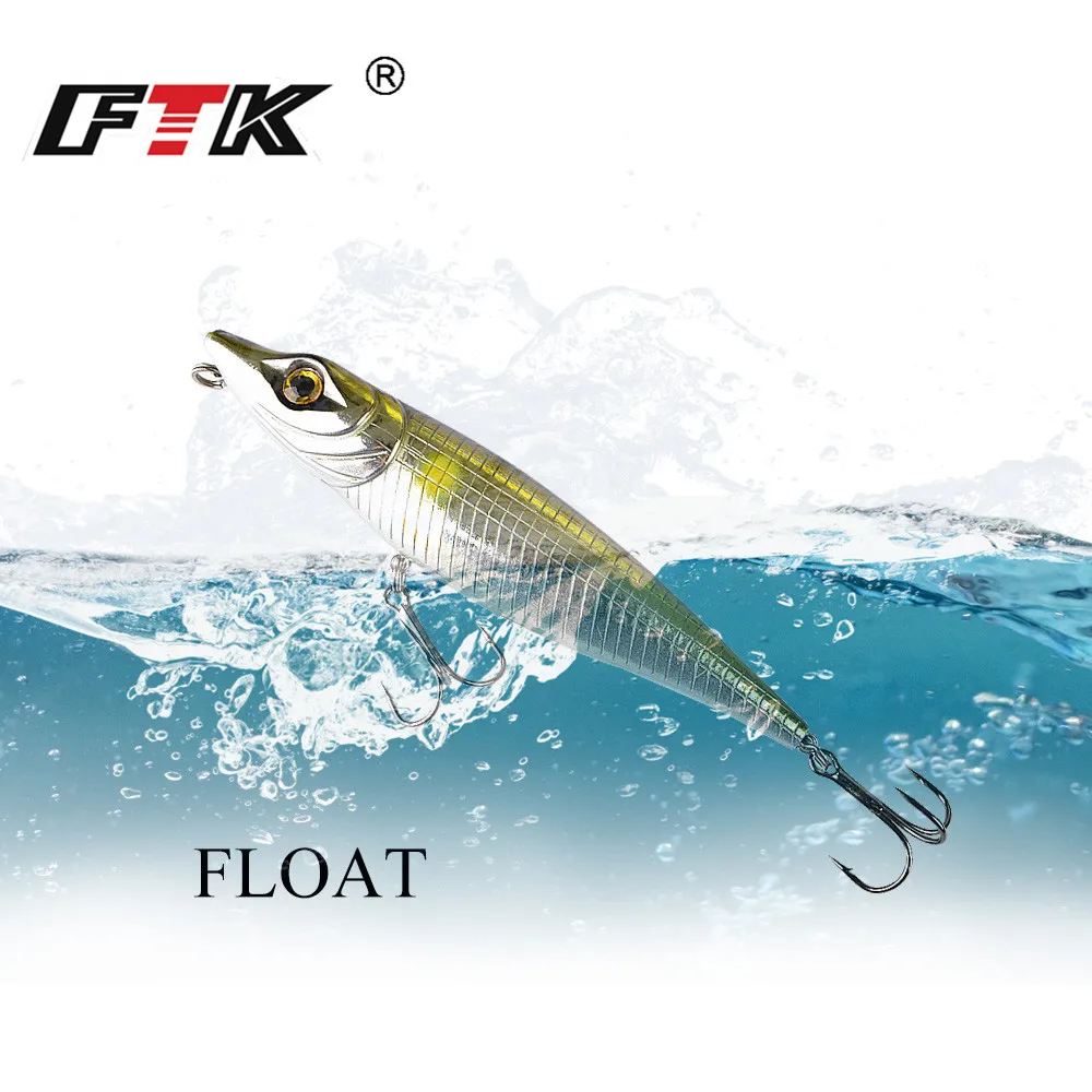 FTK 23g Pencil Fishing Lure Swimbait Wobblers Bass Bait 130mm Stickbait Floating Topwater Long Casting Hard Lure Jigging
FTK 23g Pencil Fishing Lure Swimbait Wobblers Bass Bait 130mm Stickbait Floating Topwater Long Casting Hard Lure Jigging