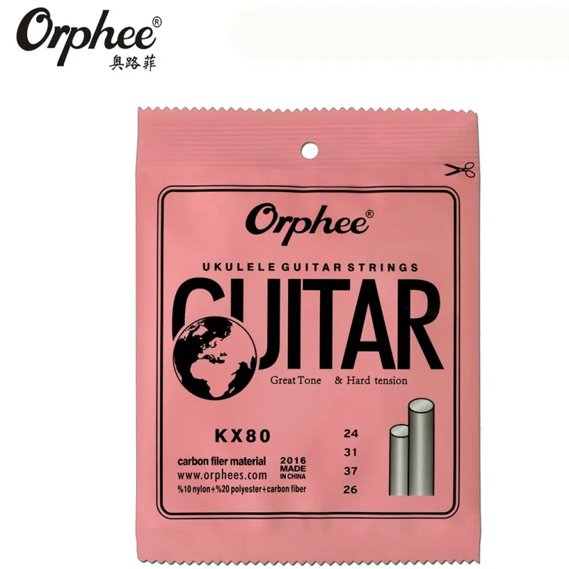 Orphee KX80 024-026 Струны для укулеле Crystal Nylon Line, набор музыкальных проводов
Orphee KX80 024-026 Струны для укулеле Crystal Nylon Line, набор музыкальных проводов