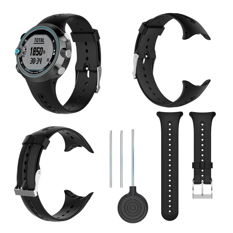 OOTDTY сменный силиконовый ремешок для наручных часов с инструментами для Garmin swim Watch
OOTDTY сменный силиконовый ремешок для наручных часов с инструментами для Garmin swim Watch