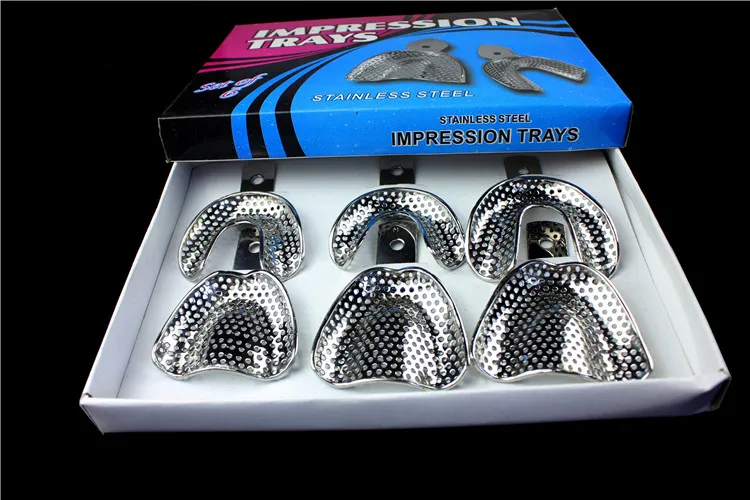 medical oral cavity denture instrument 3 types of stainless steel imprint pallet with holes dental tooth pallet teeth Support
medical oral cavity denture instrument 3 types of stainless steel imprint pallet with holes dental tooth pallet teeth Support