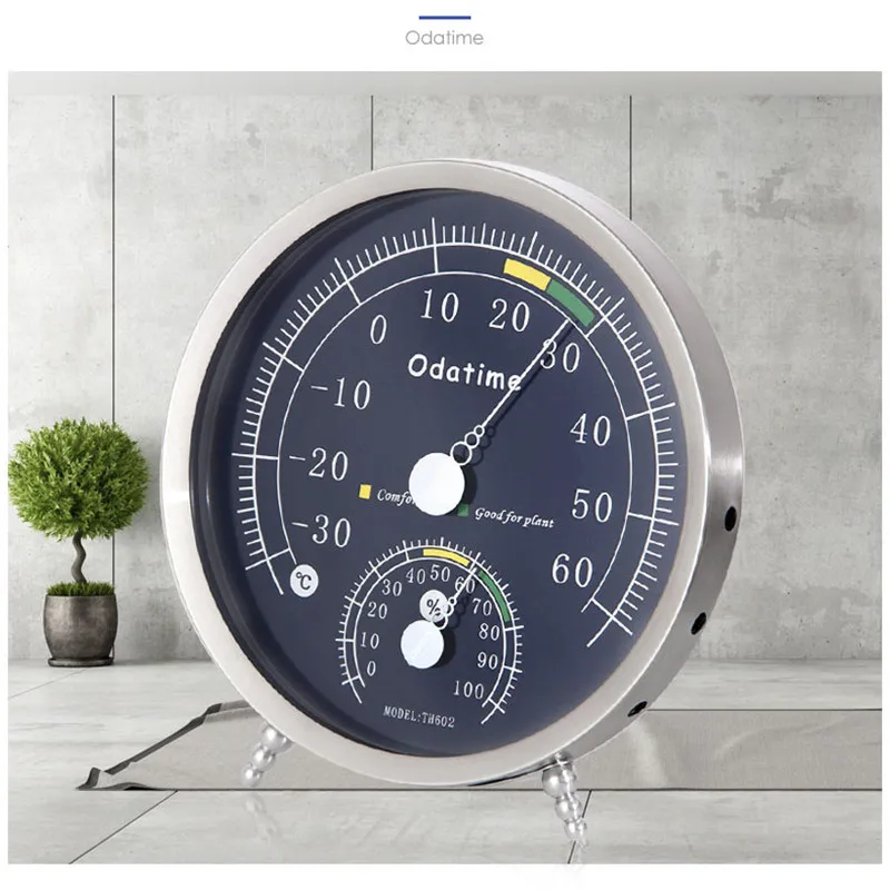 Odatime Interior Thermometer Hygrometer Stainless Steel Standing/Wall Mounting Sauna Temperature Humidity Meters Instrument Tool
Odatime Interior Thermometer Hygrometer Stainless Steel Standing/Wall Mounting Sauna Temperature Humidity Meters Instrument Tool