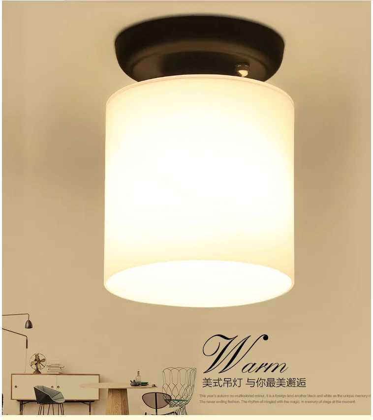 Fashion brief cylindrical white frosted glass ceiling lights American E27 LED lamp for bar&balcony&corridor&porch&stairs TM025
Fashion brief cylindrical white frosted glass ceiling lights American E27 LED lamp for bar&balcony&corridor&porch&stairs TM025