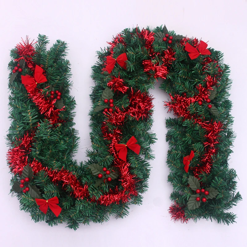2.7m Christmas garland Christmas rattan with ribbon bows snow red fruit Christmas decorations for home free shipping
2.7m Christmas garland Christmas rattan with ribbon bows snow red fruit Christmas decorations for home free shipping