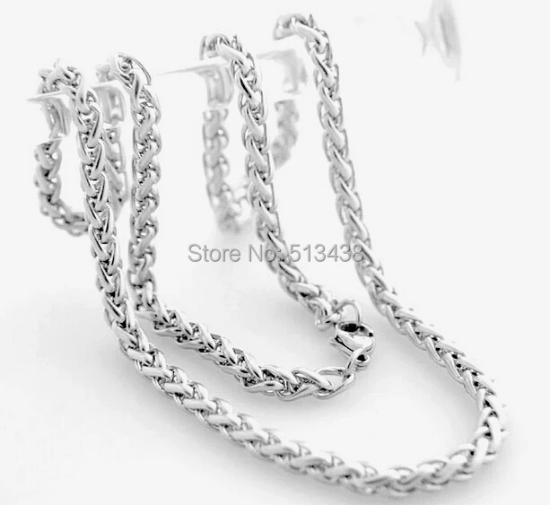 20meter Lot 6mm Stainless Steel Wheat braid Chain Link jewelry finding / Marking DIY
20meter Lot 6mm Stainless Steel Wheat braid Chain Link jewelry finding / Marking DIY
