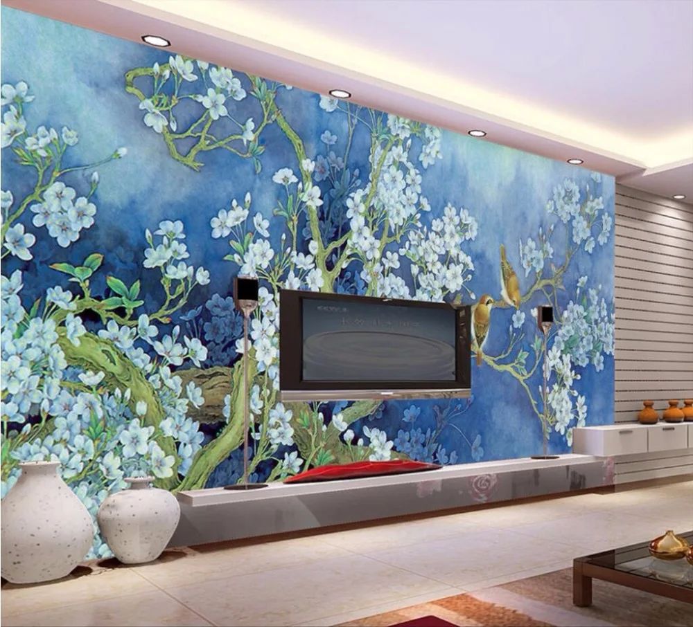 beibehang Custom Wallpaper Home Decorative Mural Painting Handmade Flower White Magnolia Oil Painting TV Background 3d Wallpaper
beibehang Custom Wallpaper Home Decorative Mural Painting Handmade Flower White Magnolia Oil Painting TV Background 3d Wallpaper