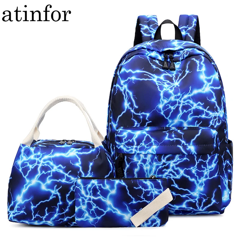 atinfor Brand School Bags for Teenage Girls Fashion Multifunctional Bag Set Waterproof Nylon Schoolbag Backpack Set
atinfor Brand School Bags for Teenage Girls Fashion Multifunctional Bag Set Waterproof Nylon Schoolbag Backpack Set