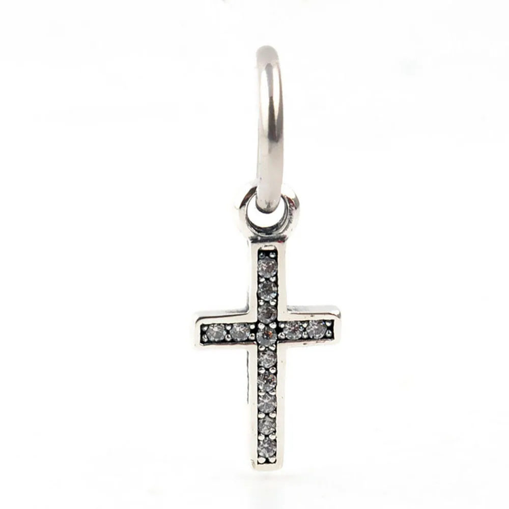 Authentic 925 Sterling Silver Charm Cross Crystal Pendant Beads For Original Pandora Charm Bracelets & Bangles Jewelry
Authentic 925 Sterling Silver Charm Cross Crystal Pendant Beads For Original Pandora Charm Bracelets & Bangles Jewelry