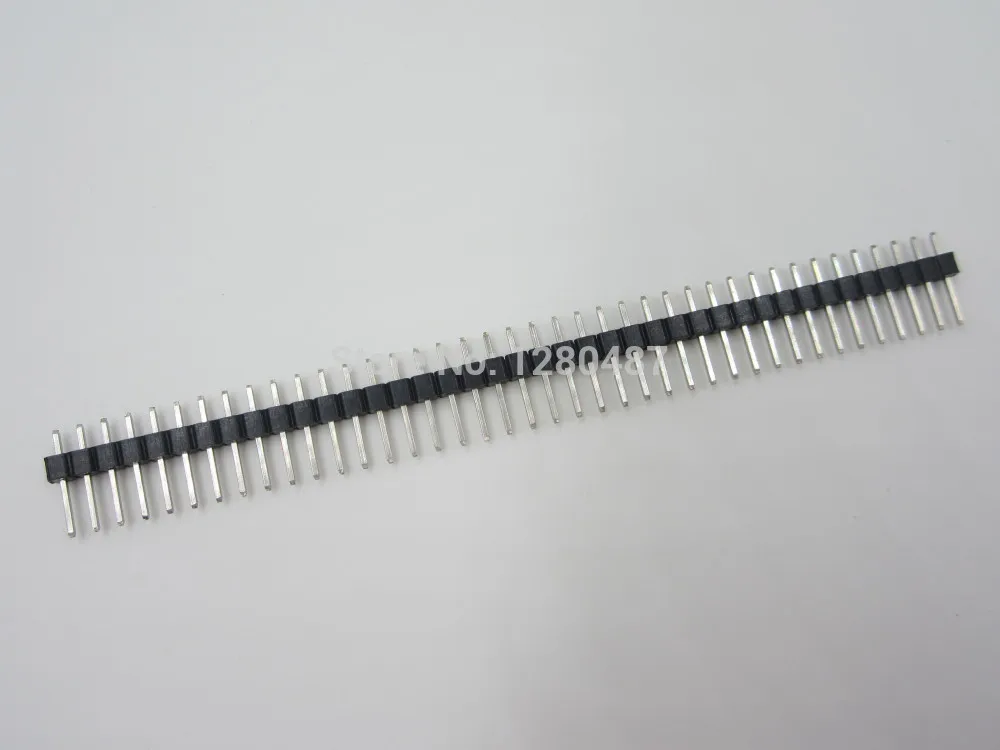 HAILANGNIAO 50pcs/lot Connector 2.54mm 40 Pin Male Single Row silver Pin Header Strip
HAILANGNIAO 50pcs/lot Connector 2.54mm 40 Pin Male Single Row silver Pin Header Strip